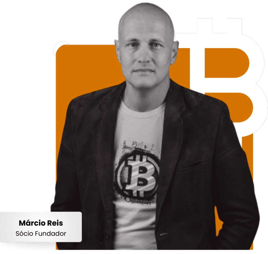Foto de Márcio Reis, sócio fundador da Bity Consultoria, contador especialista em imposto de renda para Bitcoin e criptomoedas. - Bity Consultoria